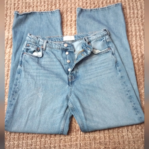 Free people We the Free long line slit Straight Jeans - Picture 4 of 11